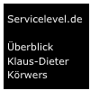 Servicelevel.de 
Überblick
Klaus-Dieter Körwers